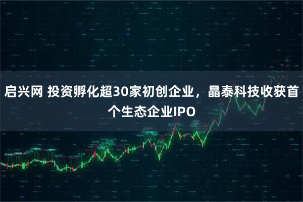 启兴网 投资孵化超30家初创企业，晶泰科技收获首个生态企业IPO